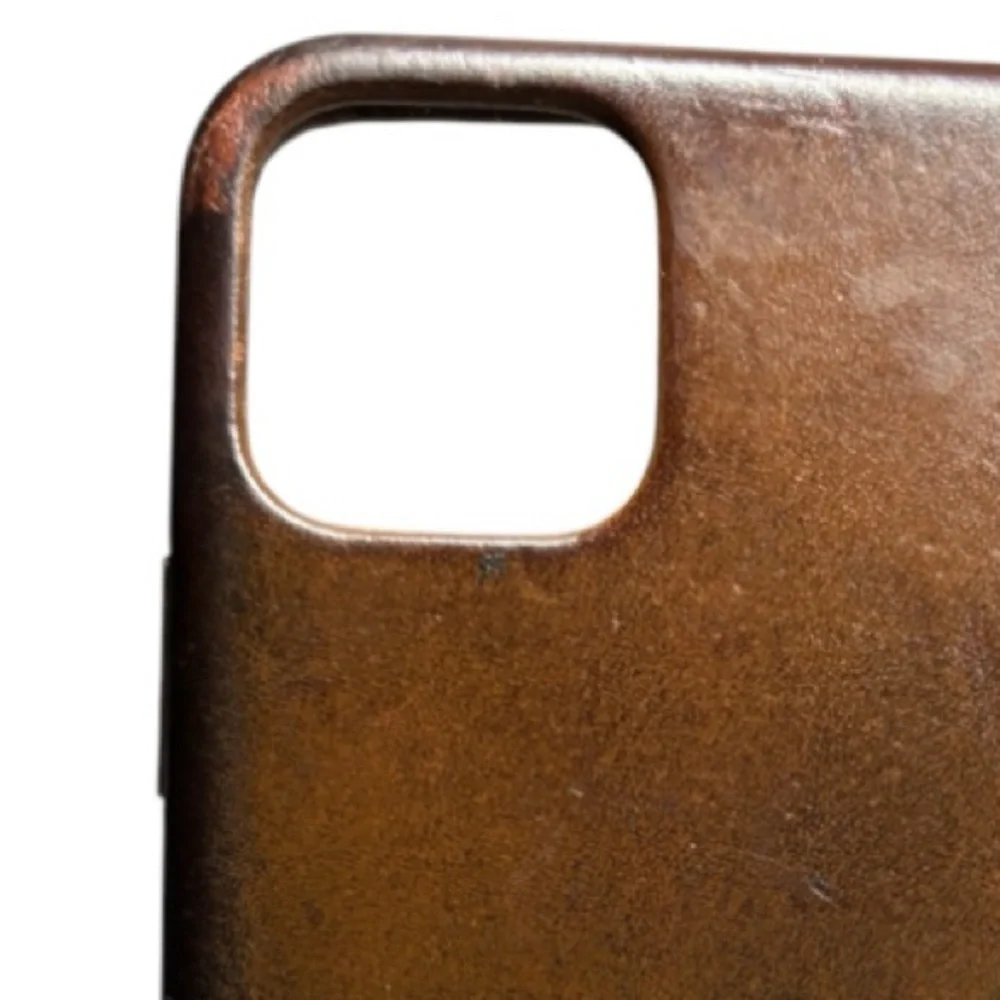 Apple iPhone 11 Pro Max Leather Case - Brown